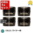 送料無料 プリジェル プリジェル カラーEX CEL21 ライナー緑 4セット | PREGEL ネイル用品