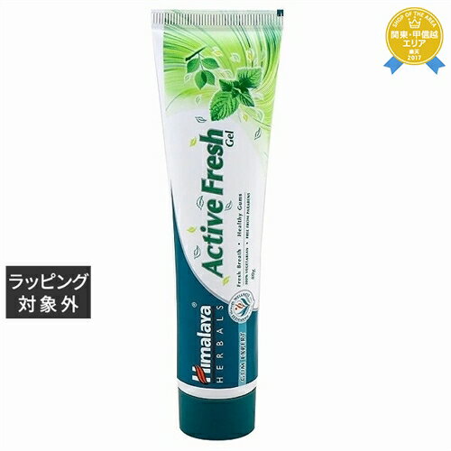 送料無料★ヒマラヤハーバルズ アクティブフレッシュ 10個セット 80g×10 | Himalaya Herbals 歯磨き粉