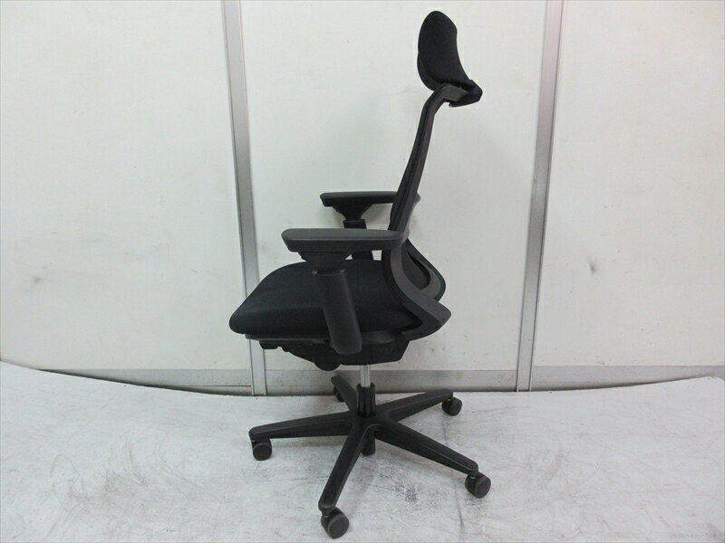 kokuyo/コクヨ ミトラ アディショナルバック ランバーサポート付 ブラック ブラックフレーム 樹脂脚【中古】【オフィスチェア】【事務イス】【売れ筋】 [2]