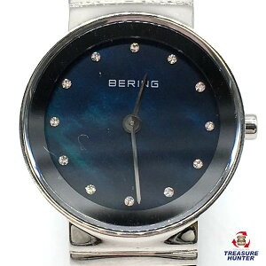 商品画像：Treasure　Hunter楽天市場店で人気の【中古】BERING ベーリング　クォーツ 腕時計　ベーリングクラシック　BER-10126-307　ネイビー　レディース 【021320】