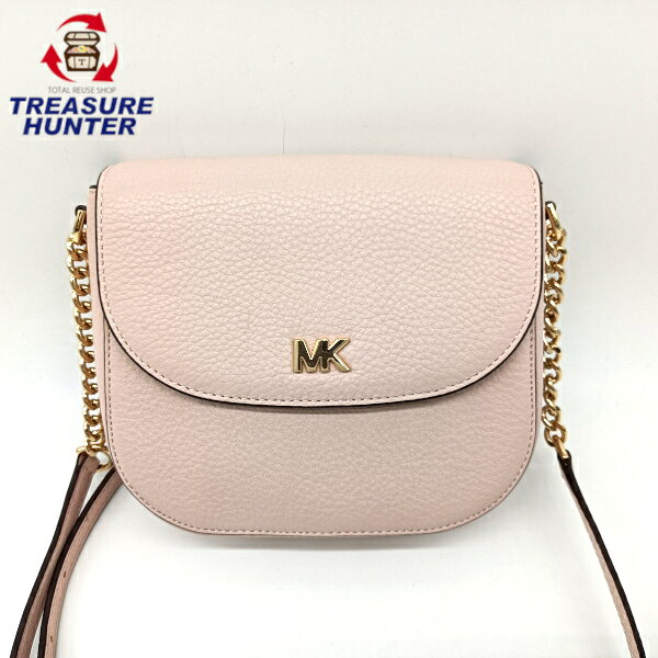 Rakuten - 【中古】MICHAEL KORS マイケルコース　ショルダーバッグ　ライトピンク レザー　レディース鞄 【101037654003】