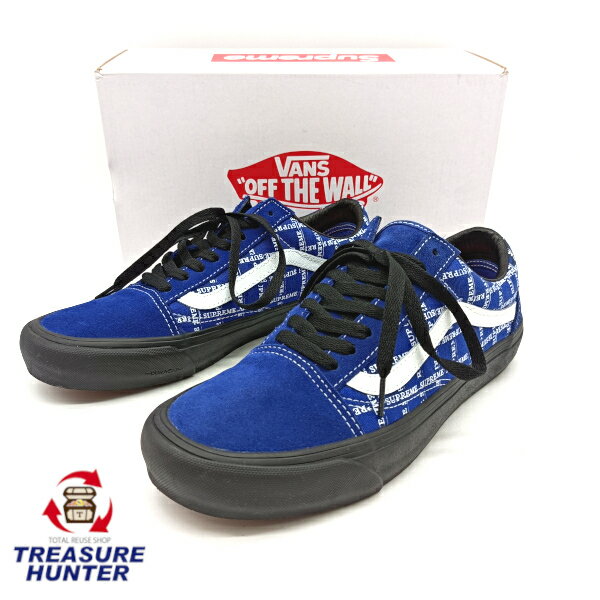 【中古】バンズ VANS x Supreme Old Skool Pro スニーカー 27cm 【082121】