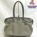【中古】A.D.M.J. ナイロン レザーミニボストンバッグ レディース グレー 【101044597002】