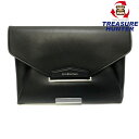 【中古】GIVENCHY ジバンシィ ANTIGONA-MD ENVELOP カーフスキン クラッチバッグ ブラック 中古 美品 【101045140007】