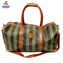 【中古】フェンディ ペカン ボストンバッグ ハンドバッグ 旅行 2WAY トラベル PVC レザー レディース 鞄 カバン FENDI 【10205041400...
