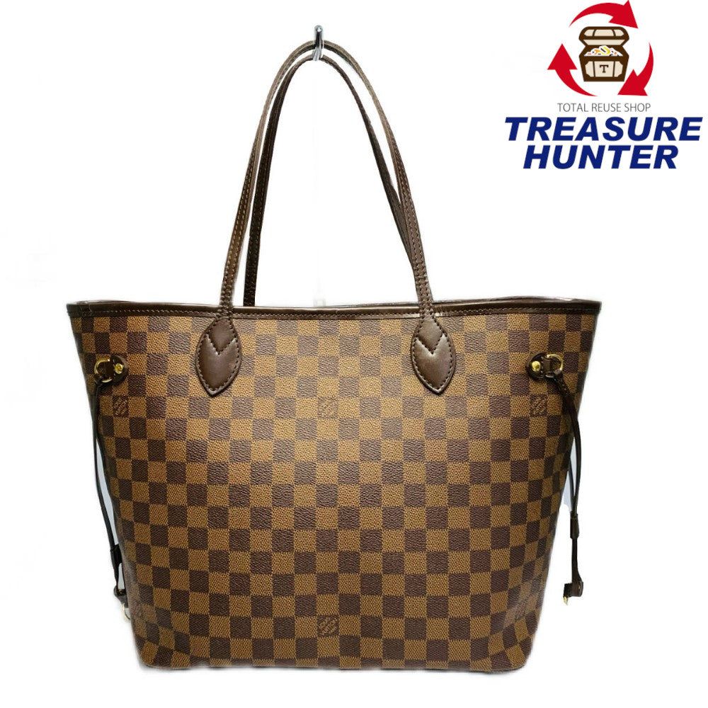 ルイ・ヴィトン ネヴァーフルMM ダミエ エべヌ トートバッグ N51105 LOUIS VUITTON 【240005001994】