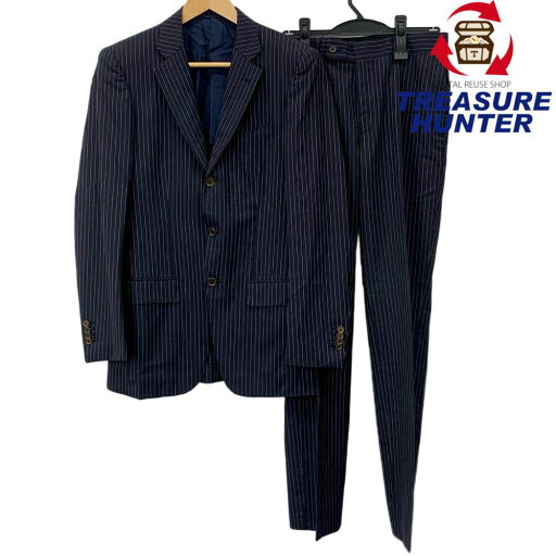 Custom Tailor BEAMS J.&J.MINNIS 3B段返りスーツ セットアップ サイドベンツ ストライプ サイズM~L程度 ビームス カスタムテイラー 【100043817005】 Custom Tailor BEAMS J.&J.MINNIS 3B段返りスーツ セットアップ サイドベンツ ストライプ サイズM~L程度 ビームス カスタムテイラー 【100043817005】