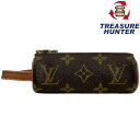 LOUIS VUITTON モノグラム エテュイ・トロワ・ボールドゥ・ゴルフ M58249 ボールケース ポーチ ルイヴィトン 【102057708007】