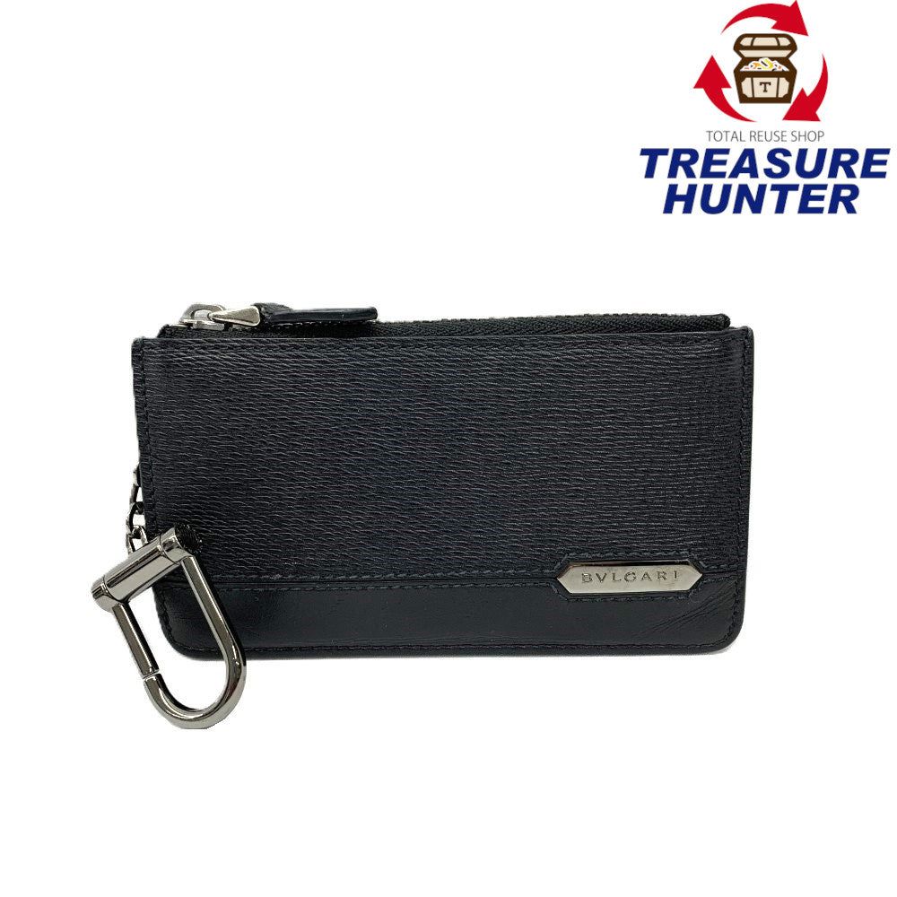 BVLGARI(ブルガリ) セルペンティ スカリエ マン コインケース 282774 レザー キーフ ...