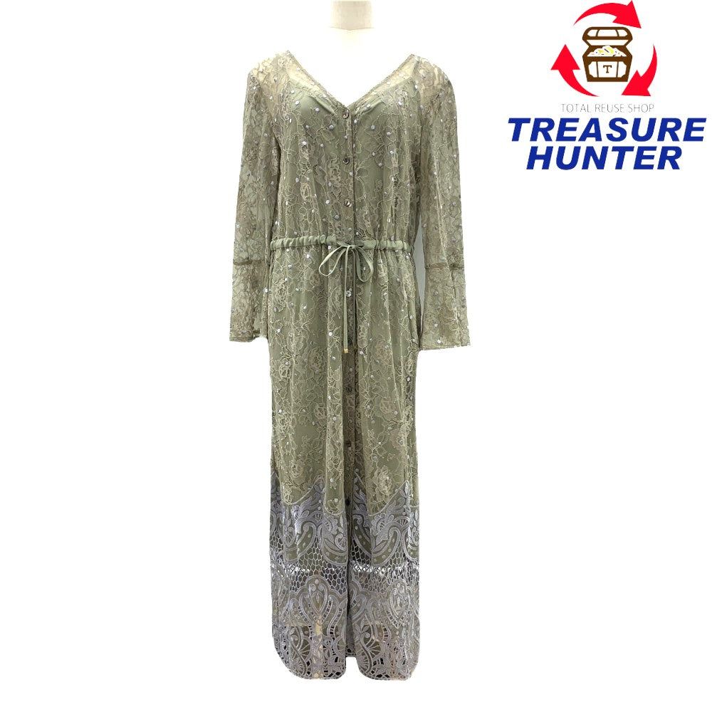 Diagram(ダイアグラム) レースワンピース サイズ38 M相当 オリーブ 【100059387001】