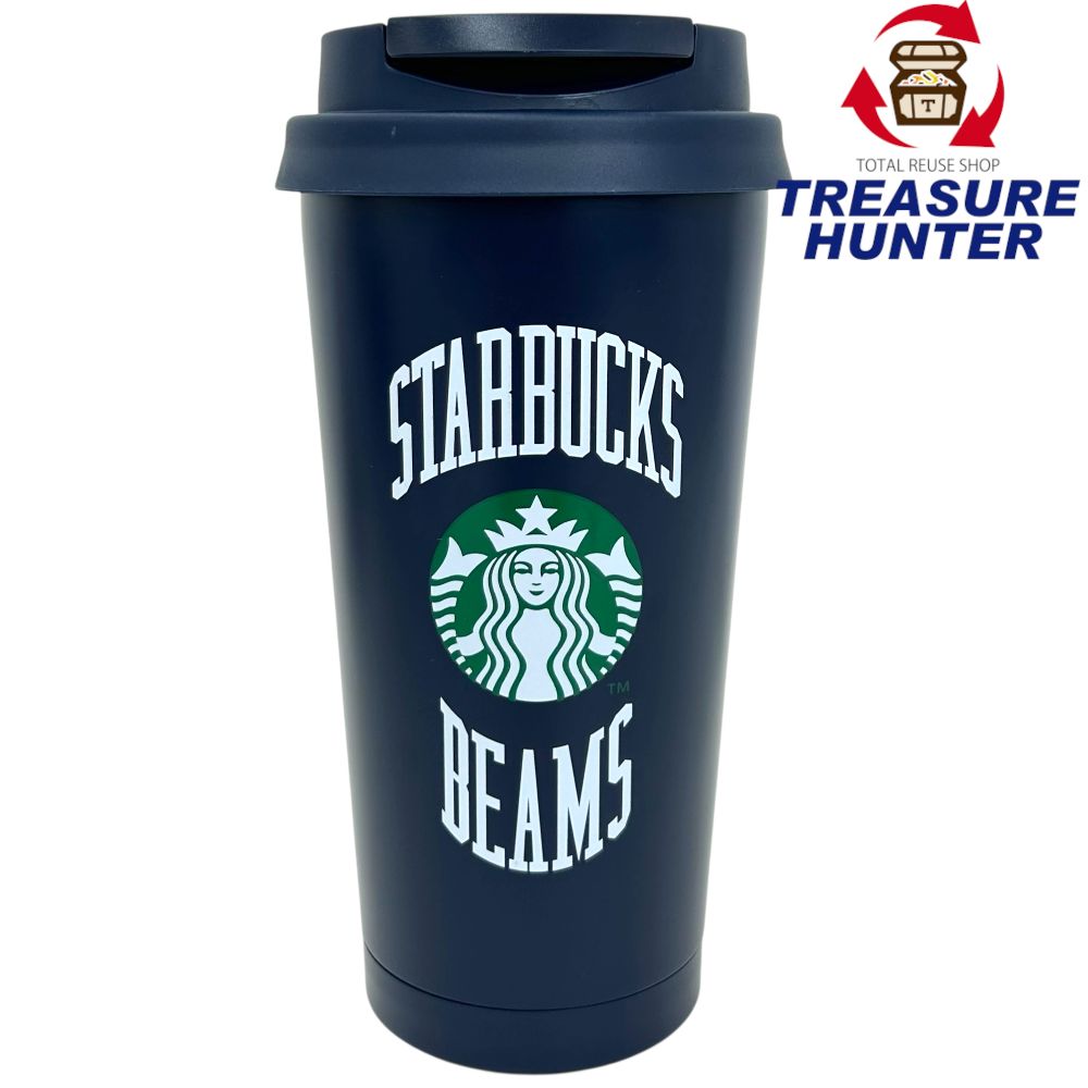 Starbucks×BEAMS リサイクルステンレスTOGOロゴタンブラー College Design ネイビー 473ml スターバックス×ビームス 【105060753002】のサムネイル