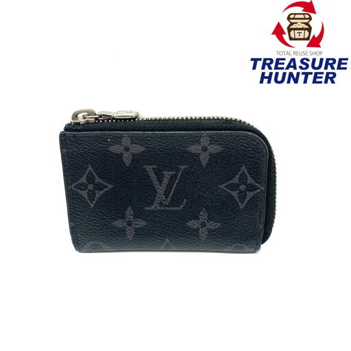 LOUIS VUITTON(ルイ・ヴィトン) モノグラム・エクリプス ポルトモネ・ジュール M63536 L字ファスナー開閉 ブラック コインケース 【102060997001】 LOUIS VUITTON(ルイ・ヴィトン) モノグラム・エクリプス ポルトモネ・ジュール M63536 L字ファスナー開閉 ブラック コインケース 【102060997001】