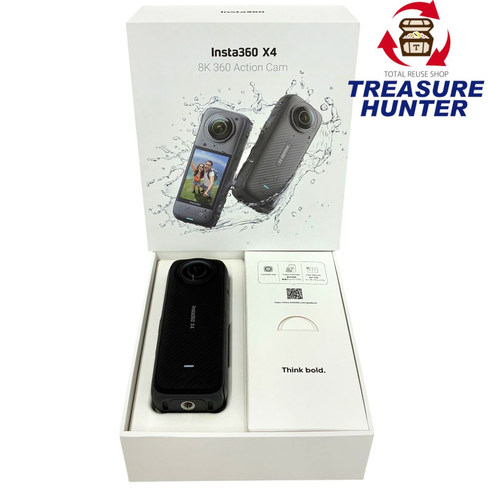 Insta360 8K/360° アクションカメラ Insta360 X4 CINSABMA 8K360度ビデオ+5.7K60fps360度ビデオ 防水 2024年 【103072314007】