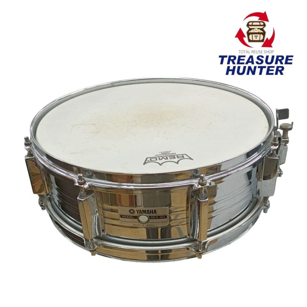 中古 YAMAHA スチールスネアドラム SD-350M 70～80年代 ヴィンテージドラム 打楽器 シルバー 【111042244002】