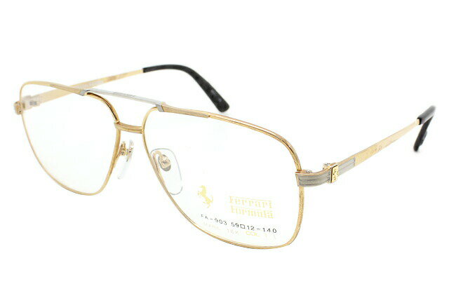 フェラーリ メガネフレーム おしゃれ老眼鏡 PC眼鏡 スマホめがね 伊達メガネ リーディンググラス 眼精疲労 フレーム Ferrari 伊達 眼鏡 FA903 1 59 フェラーエンブレム 18K使用 メンズ ファッションメガネ