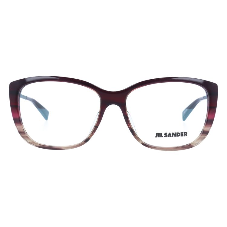 JIL SANDER メガネフレーム 【スクエア型】 おしゃれ老眼鏡 PC眼鏡 スマホめがね 伊達メガネ リーディンググラス 眼精疲労 ジル・サンダー 伊達 眼鏡 J4002-L 55 アジアンフィット レディース ファッションメガネ ハイブランド