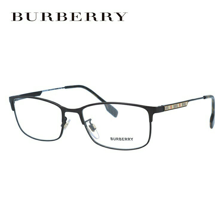 【国内正規品】バーバリー メガネフレーム 伊達メガネ BURBERRY BE1357TD 1012 55サイズ スクエア ユニセックス メンズ レディース