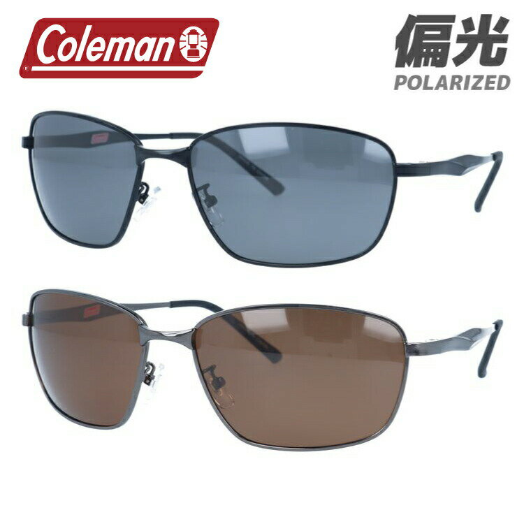 コールマン 偏光サングラス COLEMAN CM 4031 全2カラー 60サイズ ウェリントン メンズ レディース 川 海 釣り フィッシング 運転 ドライブ