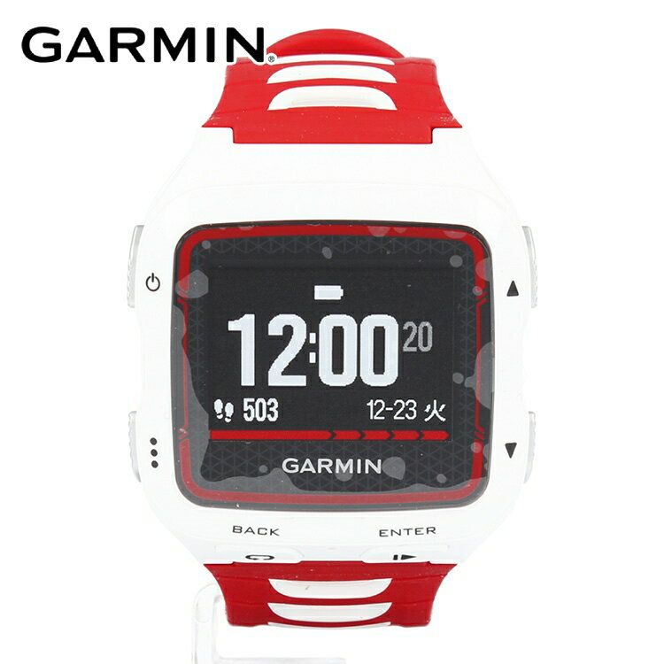 【訳あり/メーカー保証書無し】ガーミン 腕時計 GARMIN ForeAthlete フォアアスリート GA117433-920XTJ/WhiteRed ユニセックス メンズ レディース