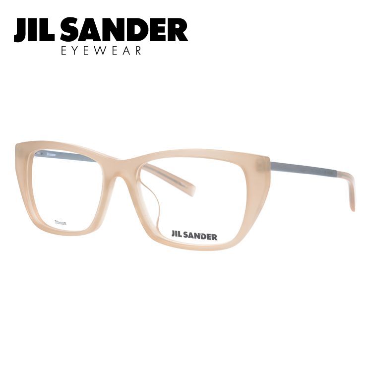 JIL SANDER メガネフレーム おしゃれ老眼鏡 PC眼鏡 スマホめがね 伊達メガネ リーディンググラス 眼精疲労 ジル・サンダー 伊達 眼鏡 J4005-N 52 アジアンフィット レディース ファッションメガネ