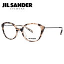 JIL SANDER メガネフレーム おしゃれ老眼鏡 PC眼鏡 スマホめがね 伊達メガネ リーディンググラス 眼精疲労 ジル・サンダー 伊達 眼鏡 J4007-C 52 レギュラーフィット レディース ファッションメガネ