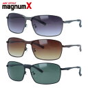 マグナムエックス サングラス magnumX MAX 3001 全3カラー 60サイズ スクエア メンズ レディース 紫外線対策 UVカット おしゃれ プレゼン...