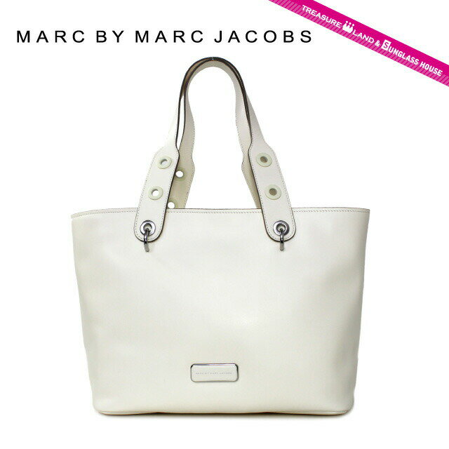 マークバイマークジェイコブス バッグ MARC BY MARC JACOBS トートバッグ MBMJ M0006003 Ligero Ew Tote Color 105 ホワイト Leche レディース 革 ラッピング無料 プレゼント プレゼント