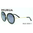ムルーア サングラス MURUA MUS3004 全4カラー レディース 女性 ブランドサングラス メガネ UVカット カジュアル ファッション 人気 プレゼン...