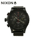 【国内正規品】ニクソン 腕時計 NIXON ウォッチ NA4861320-00 NIXON 48-20 クロノ CHRONO ALL BLACK/MULTI メ...