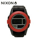 ニクソン 【国内正規品】ニクソン 腕時計 NIXON ウォッチ NA489760-00 NIXON BAJA: ALL BLACK/RED メンズ レディース ギフト プレゼント