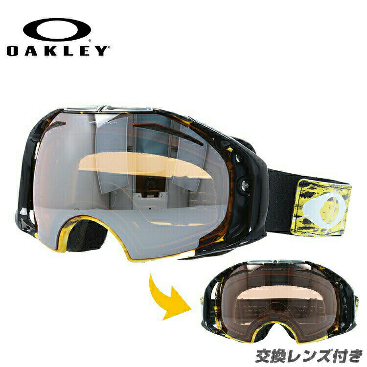 【訳あり】オークリー ゴーグル エアブレイク AIRBRAKE OAKELY エアーブレイク 59-273J アジアンフィット ミラーレンズ メンズ レディ..