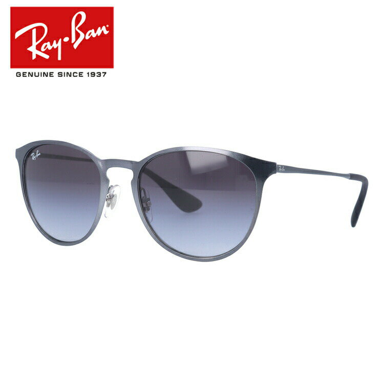 レイバン サングラス（レディース） レイバン サングラス 【ボストン型】 Ray-Ban RB3539 192/8G 54 レギュラーフィット ERIKA METAL エリカ メタル メンズ レディース RAYBAN ドライブ 運転 アウトドア レジャー ブランドサングラス UVカット 紫外線 海 山 川 春 夏 秋 冬 【海外正規品】