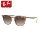 【訳あり】レイバン サングラス 【ウェリントン型】 Ray-Ban RB4258F 616613 52 アジアンフィット メンズ レディース ライトブラウン ベ...