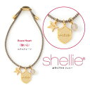 シェリー ブレスレット shellie アクセサリー メッセージシリーズ 『BraveHeart/強い心』 shellie-1603-brave ルチルクォーツ×Brave レディース パワーストーン プレゼント