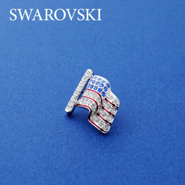 【SALE 40%OFF】スワロフスキー ブローチ SWAROVSKI PIN GEAR TACK FLAG 992198 クリスタル ガラス ジ..