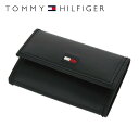 トミーヒルフィガー キーケース（メンズ） トミーヒルフィガー キーケース TOMMY HILFIGER 31TL17X012-001（0094-5243/01） レザー（革） メンズ 夫 彼氏 息子 新社会人 フレッシャーズ 新生活 ビジネス 通勤 男性 シンプル プレゼント 新社会人 プレゼント