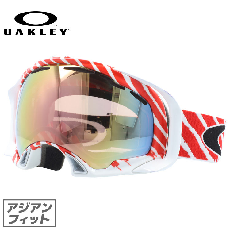 オークリー ゴーグル スプライス SPLICE OAKELY 57-425J アジアンフィット ミラーレンズ メンズ レディース 男女兼用 シグネチャー スキーゴーグル スノーボード 【VR50 Pink Iridium】 プレゼント