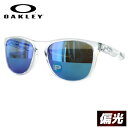 オークリー OAKLEY サングラス 【ウェリントン型】 TRILLBE X トリルビーX OO9340-05 52 ポリッシュドクリア レギュラーフィット ミラーレンズ 偏光レンズ 釣り フィッシング メンズ レディース アイウェア アウトドア ドライブ【海外正規品】【SAPPHIRE IRIDIUM POLARIZED】