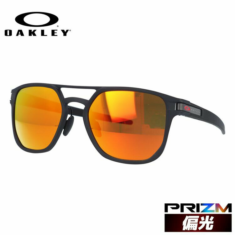 オークリー 偏光 サングラス ラッチアルファ プリズム OAKLEY LATCH ALPHA OO4128-0553 53サイズ ヘキサゴン（ダブルブリッジ） 釣り ..