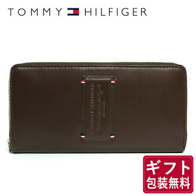 トミーヒルフィガー 財布 TOMMY HILFIGER 長財布 31TL13X024-200（0091-5844/02） ブラウン （小銭入れ有） 財布 ウォレット レザー（本革） トミー シンプル メンズ 男性 夫 彼氏 息子 フレッシャーズ ビジネス プレゼント 新社会人 プレゼント