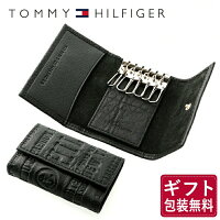 トミーヒルフィガー TOMMY HILFIGER キーケース 31TL17X016-001（0094-5646/01） ブラック （6キーホック） レザー（革） メンズ 夫 彼氏 息子 新社会人 フレッシャーズ 新生活 ビジネス 通勤 男性 シンプル プレゼント 新社会人 プレゼント