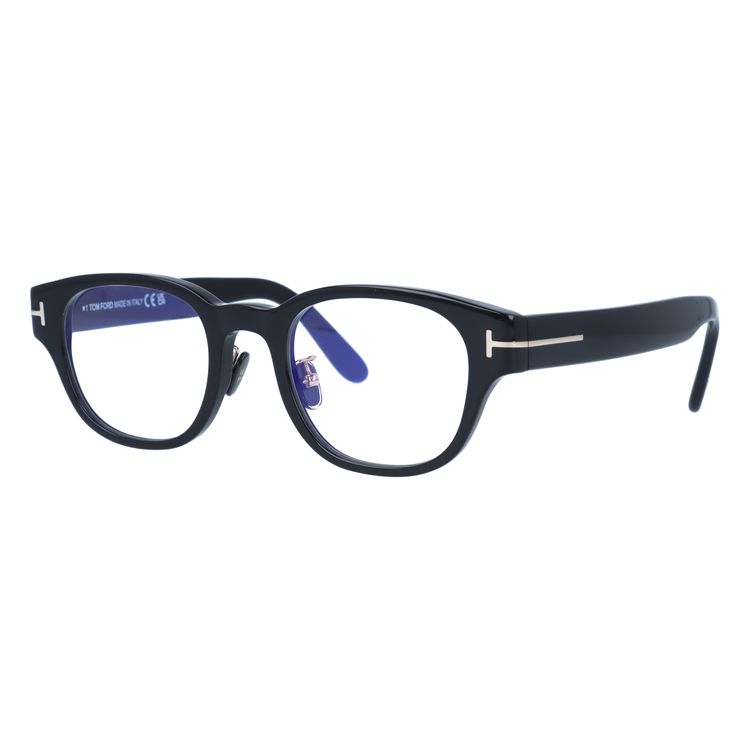 トムフォード メガネフレーム アジアンフィット TOM FORD FT5861DB 001 48 TF5861DB / FT5861-D-B スクエア型 度なしブルーライトカットレンズ付 伊達メガネ PC スマートフォン スマホ 老眼鏡 リーディンググラス メンズ レディース トム・フォード
