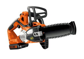 【BLACK＆DECKER】 ブラック＆デッカー　18V リチウム 充電式チェーンソー GKC1820L2N　バッテリー2個＆急速充電器セット B&D