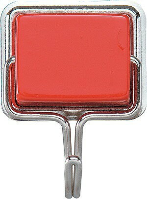 シンワ マグネットハンガー 角型 B- 赤 72084