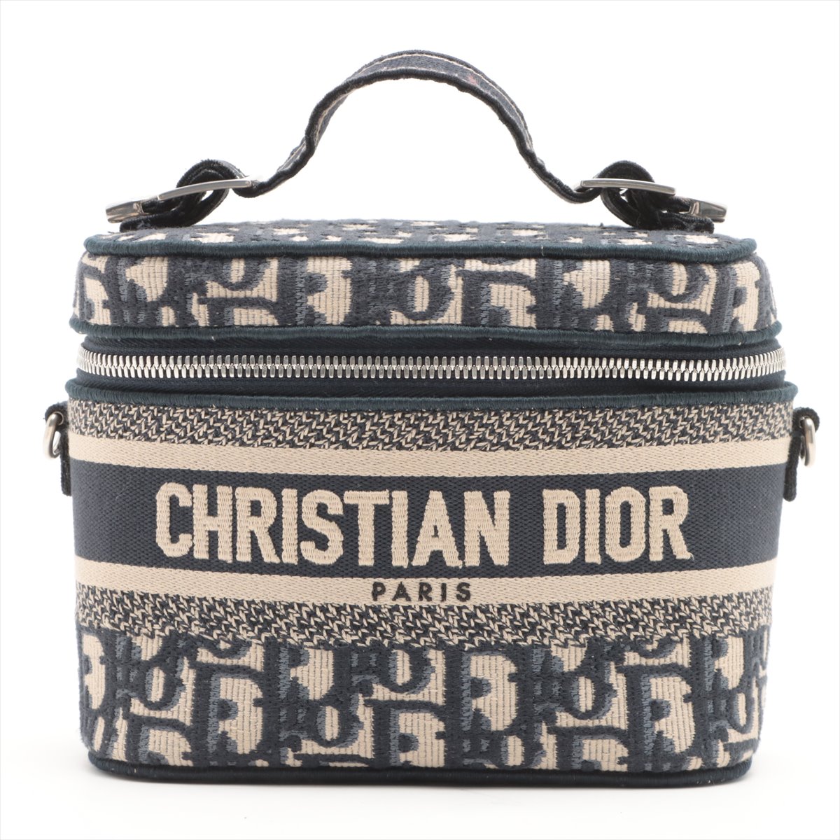 CHRISTIAN　DIOR　クリスチャン　ディオール　オブリーク　ヴァニティ　ショルダーバック　【中古】