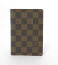 LOUIS VUITTON/ルイ ヴィトン ダミエ クーヴェルテュールパスポール N60189 パスポートケース カードホルダー 手帳カバー 【中古】