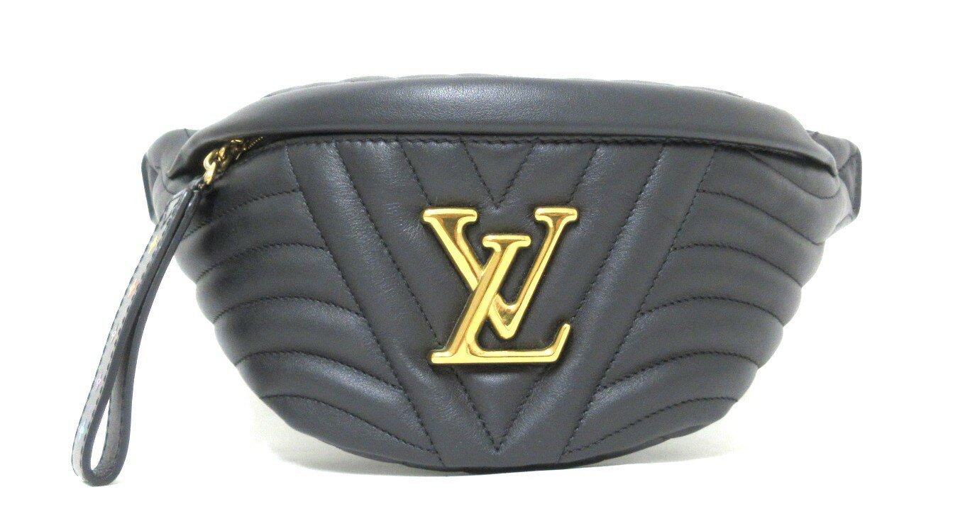 LOUIS VUITTON/ルイ ヴィトン　ニューウェーブ バムバック M53750 本革　ウエストポーチ　ブラック　【中古】