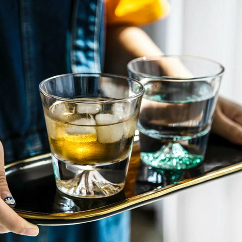 ウイスキーグラス 富士山グラス 2個セット 桐箱入り ビールグラス 日本酒用 贈り物 父の日 母の日 結婚祝い プレゼント ギフト 還暦祝い 誕生日 クリスマス