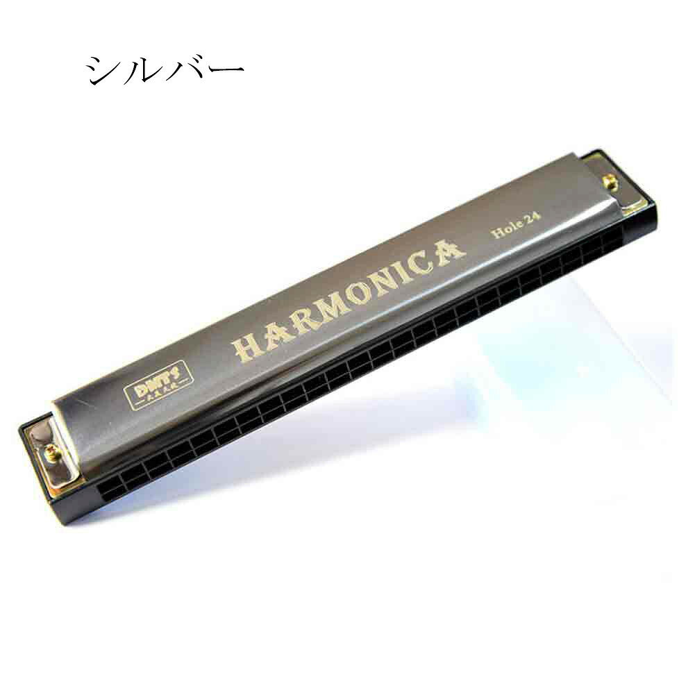 こうてん 楽天市場店のハーモニカ C調 24穴 初心者子供向け 音楽玩具 おもちゃ 楽器 練習用 入門セット 持ち運び便利 収納ケース付き｜アングル3