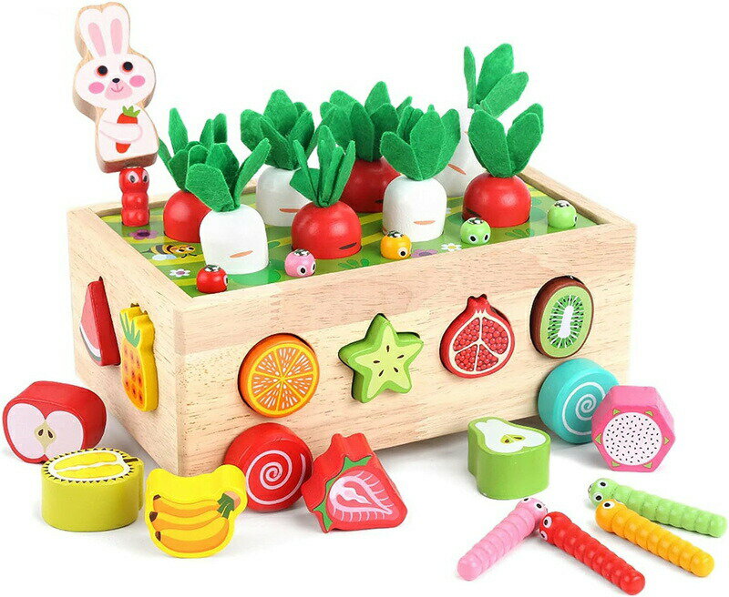 木製知育玩具 積み木 パズル ごっこ遊び 1歳 2歳 3歳 幼児用 男の子 女の子 学習玩具 木のおもちゃ 知育積み木 子供用 木製遊具 木製玩具 教育玩具 知育遊び